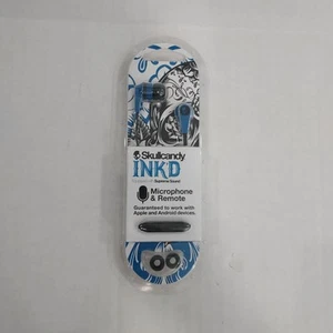 Skullcandy Ink'd+ Plus Auriculares con Cable con Micrófono Auriculares Android 3.5mm Azul NUEVO - Imagen 1 de 5