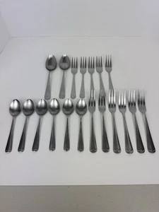 Lifetime Stainless 8 Spoons and 11 Forks Flatware Japan - Picture 1 of 5