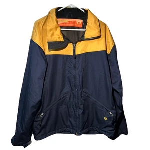 Vintage Burton Snowboards Biolight Snowboarding Jacket Sz Medium Mens Navy/Gold - Picture 1 of 9