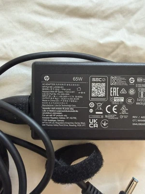 Genuine Original HP AC Adapter Laptop Charger 19.5V 3.33A 65W L25298-001  - image 1 of 2