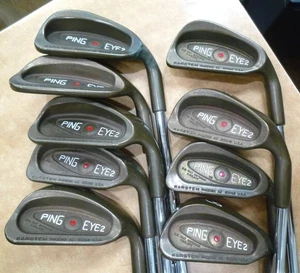 Ping EYE2 Beryllium Copper Red Dot Iron Set #3-9,W,S (9Clubs) / ZZ Lite Shaft - Picture 1 of 6