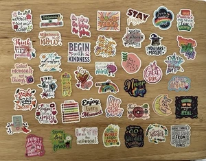Positive & Colorful Stickers - Lot of 75 - Picture 1 of 3