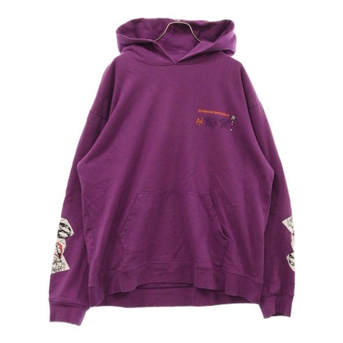 FELPA CON CAPPUCCIO CHROME HEARTS x MATTY BOY VOGLIO DI PIÙ NON DI MENO UNA STAMPA Usata 8f231cc