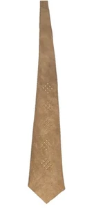 Unbranded(Possibly An Antymar From Spain 60’s-70’s) Men’s Leather Tie Buff 52.5" - Picture 1 of 10