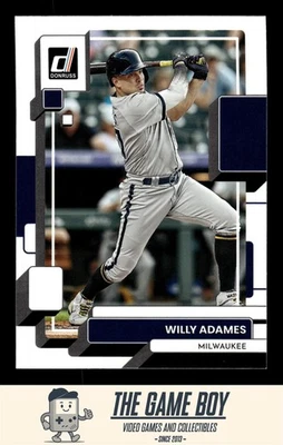 2022 Donruss #139 Willy Adames Milwaukee Brewers - Image 1 of 2