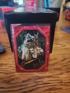 2023 Topps Chrome Sapphire Star Wars ROTJ Ewok Sticker Reprint SSP #24 - Picture 1 of 4