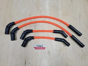 10mm Spark plug wires Orange 2018+ Harley Davidson Softail FXFL ST 2024+ RG - Picture 1 of 2