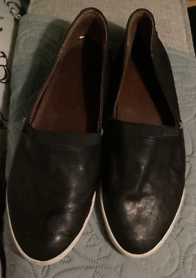 Mocasines sin cordones negros para mujer Frye Company Melanie talla 8 Foto 1 de 4