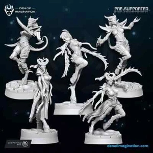 Unidad de súcubo miniatura del caos niños del exceso - guarida de la imaginación - Imagen 1 de 3