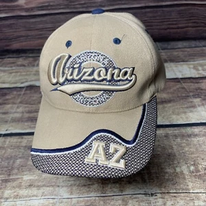 Gorra Arizona Sombrero Bronceado Letras Levantadas Gancho Bordado Lazo Ajustable - Imagen 1 de 9