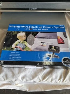 VR3 VRBCS300W Black Wireless Back Up Camera System With Color LCD Monitor - Picture 1 of 6