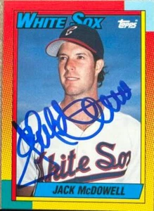 Jack McDowell Autographed 1990 Topps Traded #71T - Picture 1 of 1