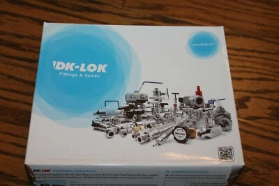 DK-Lok DLM6-4N-S Tube to Male Pipe Male Elbow Tube Fitting -3/8" x 1/4" Port Dou - Image 1 of 3