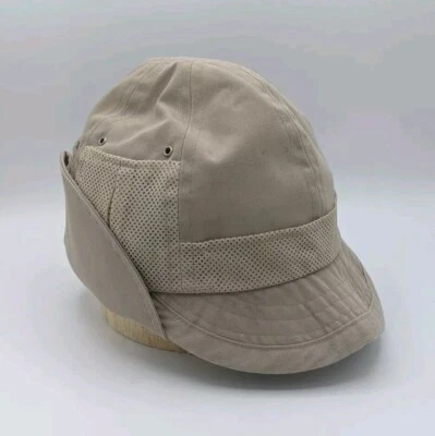 Sombrero de popelina de pesca con mosca Orvis vintage con bolsillos de malla hecho en Noruega talla M Foto 1 de 4