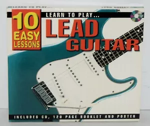 Learn To Play LEAD GUITAR 10 Easy Lessons CD with 120 Page Booklet & Poster - Picture 1 of 4