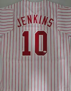 Phillies GEOFF JENKINS Signed Custom Replica Jersey AUTO w/ '08 WS Champs - JSA - Picture 1 of 3