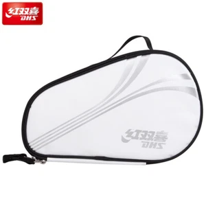 Double Happiness DHS RC521 Table Tennis Racket Bag - White - Picture 1 of 1