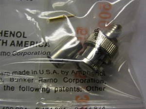 10 Amphenol RF 68175 50 Ohm BNC Straight Crimp Plugs for RG-59 - Picture 1 of 1
