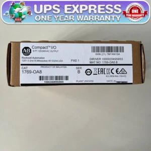 Free Tax 1769-OA8 AB New 1769OA8/B CompactLogix PLC Output Module 1 PCS CG - Picture 1 of 2