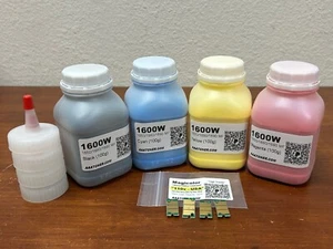 (100g x 4) Toner Refill for Konica Magicolor 1600/1650/1680/1690 MF + 4 Chip - Picture 1 of 5