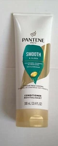 PANTENE PRO-V SMOOTH and SLEEK Smoothing Conditioner 72H Frizz Control 10.4 oz  - Picture 1 of 7