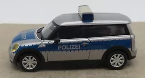 MICRO HERPA HO 1/87 MINI COOPER CLUBMAN POLICE GERMAN POLICE #049429 NO BOX - Picture 1 of 6