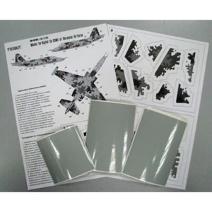 Masken zur digitalen Tarnung der Su-25 "Frogfoot" Foxbot FM 72-001 Maßstab 1:72 - Bild 1 von 24