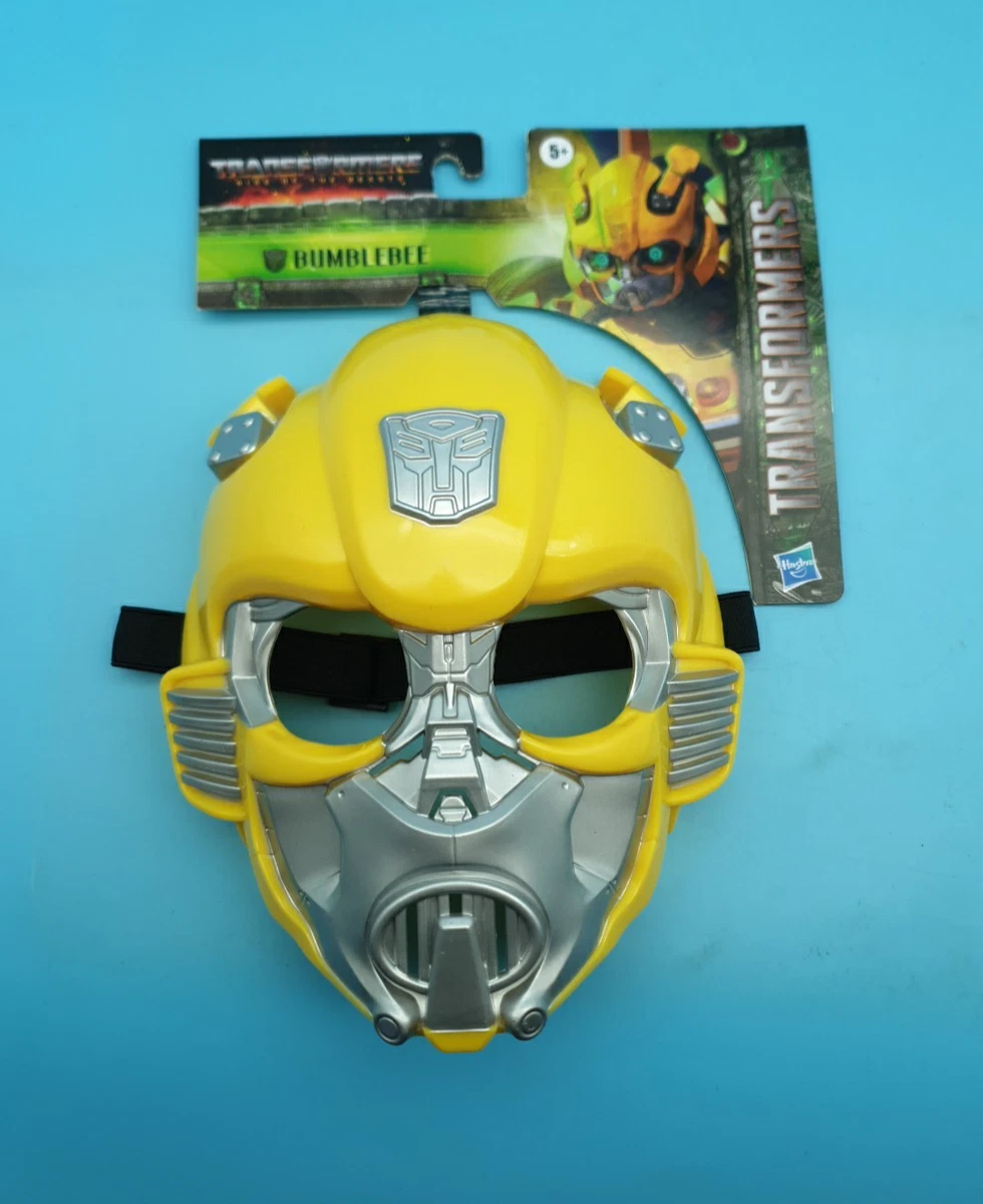 Transformers Masken Set – 2 Masken (Optimus Prime & Bumblebee) Inkl. Aufkleber, Für Kinder-Kostüme & Rollenspiel