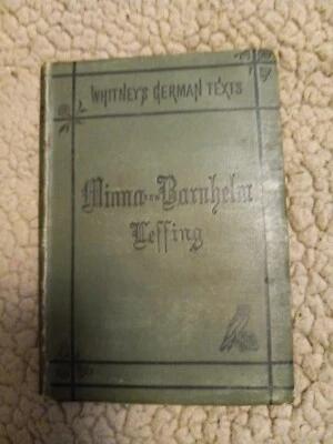 Whitney’s German Texts Minna von Barnhelm By Lessing - Image 1 of 4