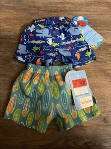 X2 i play Boys Board Shorts Built-in Reusable Absorbent Swim Diaper 6 Months NWT - Picture 1 of 3