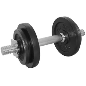 10KG Dumbbell Cast Iron Weight 25mm Diameter Training Home Gym Workout MARCY - Picture 1 of 11