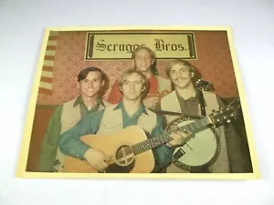 Scruggs Brothers 8 x 10 Promo PHOTOGRAPH Original Texas Country Bluegrass - Picture 1 of 2