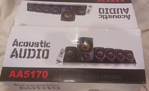 ACOUSTIC AUDIO #AA5170 6 Lautsprechersystem, Blue Tooth, Fernbedienung. Neu im Karton! - Bild 1 von 12