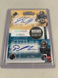 DJ Chark James Washington Contenders Round Numbers Auto Steelers Jaguars /99 - Picture 1 of 10