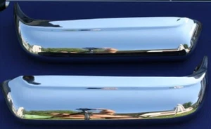 Stoßstange Bumper FÜR  Mercedes W113 Pagode hinten CHROM - Picture 1 of 3