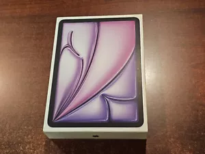 NEW Apple 2024 iPad Air 11-inch (M2) Chip 256GB Wi-Fi Purple MUWK3LL/A - Picture 1 of 9