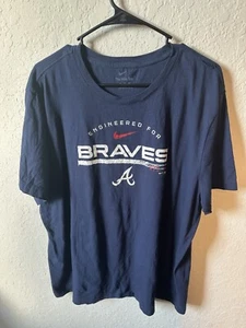 Men’s 2XL Atlanta Braves NIKE T-Shirt New Please See Description And Photos - Picture 1 of 4