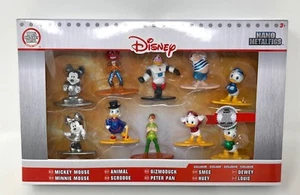 10 tapas de pastel Jada Disney Nano MetalFigs Mickey Minnie Mouse Smee Peter Pan - Imagen 1 de 8