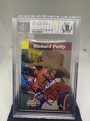1993 Finish Line Richard Petty Signed Authentic Beckett Autograph RACING - Image 1 of 2
