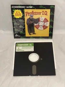 Vintage Commodore 64 Celery Software Professor I.Q. Disk/Manual - Picture 1 of 3