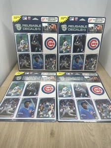 CHICAGO CUBS 1992 ESTRENO PEGATINAS REUTILIZABLES SANDBERG GRACE DAWSON MADDUX X 4 - Imagen 1 de 3