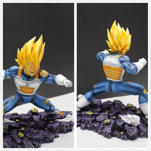 NEW DRAGON BALL Z DBZ SUPER SAIYAN VEGETA FIGHT 25CM RESIN FIGURE FOR COLLECTION - Imagen 1 de 7