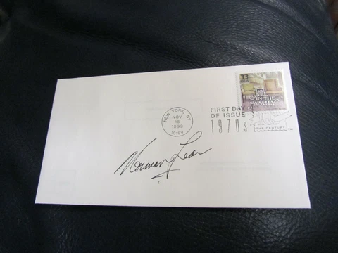 Norman Lear Signed Autographed First Day Cover Envelope Cover