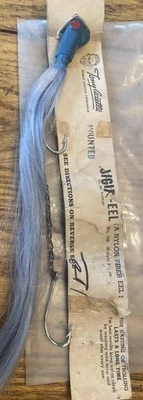 Vintage Tony Accetta Jigit-Eel #109 Weight 3 1/2 Oz Fishing Lure Nylon Fiber - Image 1 of 4