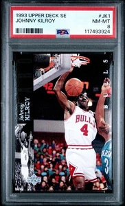 Upper Deck SE 1993 #JK1 Johnny Kilroy/Michael Jordan PSA 8 - Imagen 1 de 2