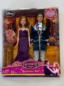 MATTEL DISNEY ENCHANTED RENAISSANCE BALL DOLL SET GISELLE AND ROBERT NRFB L3739 - Picture 1 of 4