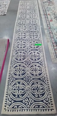 IVORY 2'-6" x 14'-0" Damaged Binding Rug Reduced Price 1172775002 CAM123G-214 - Image 1 of 4