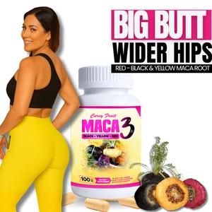 BIGGER BOOTY, WIDER HIPS & THICKER THIGHS – Natural Maca Root Pills for Women - Picture 1 of 13