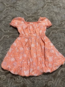 Crewcuts Girls Spring/Summer Dress Short Sleeve Floral Size 5 EUC - Picture 1 of 6