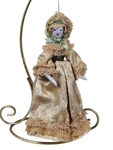 Kurt S. Adler The Mystique Collection Glas Ornament 8" viktorianisches Damenkleid Vintage - Bild 1 von 9